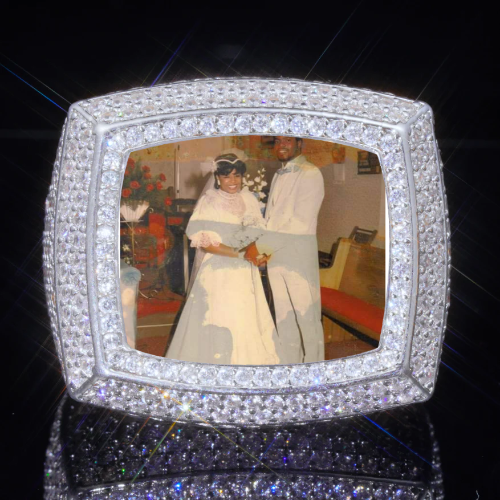 3D CUSTOM PICTURE ICED RING