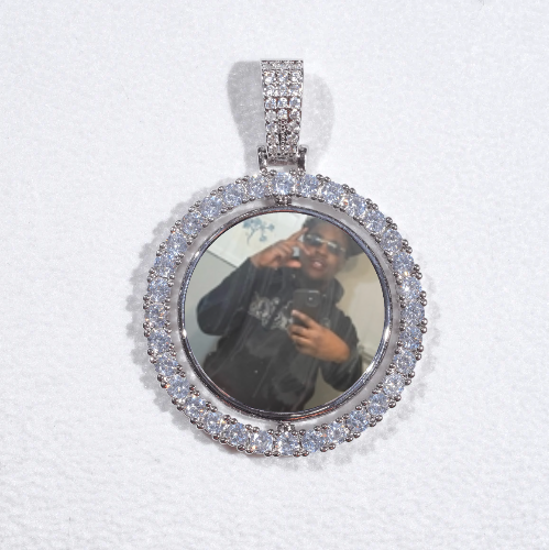 3D Spinning 2-Faced Custom Picture Pendant
