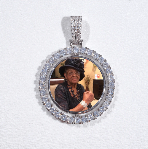 3D Spinning 2-Faced Custom Picture Pendant
