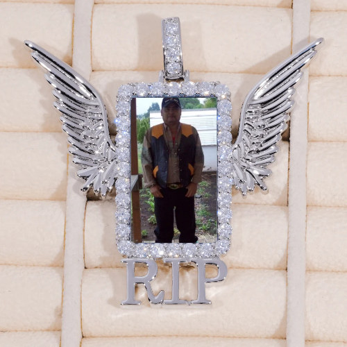 RIP WING 3D CUSTOM PICTURE PENDANT