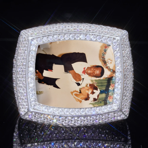 3D CUSTOM PICTURE ICED RING