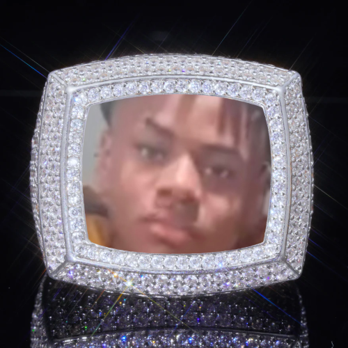 3D CUSTOM PICTURE ICED RING