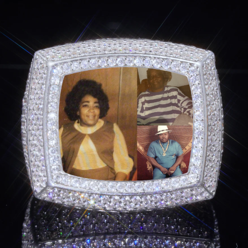 3D CUSTOM PICTURE ICED RING