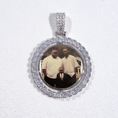 3D Spinning 2-Faced Custom Picture Pendant