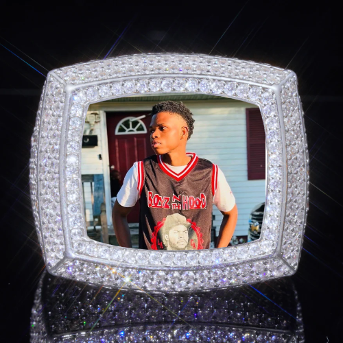 3D CUSTOM PICTURE ICED RING