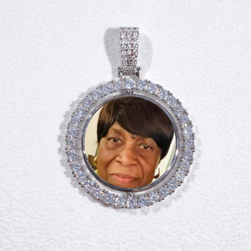 3D Spinning 2-Faced Custom Picture Pendant