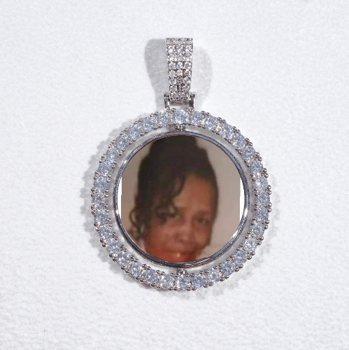 3D Spinning 2-Faced Custom Picture Pendant