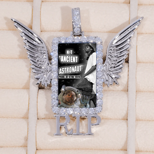 RIP WING 3D CUSTOM PICTURE PENDANT