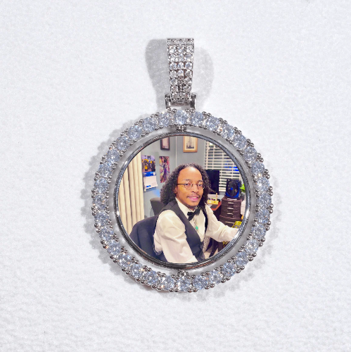 3D Spinning 2-Faced Custom Picture Pendant