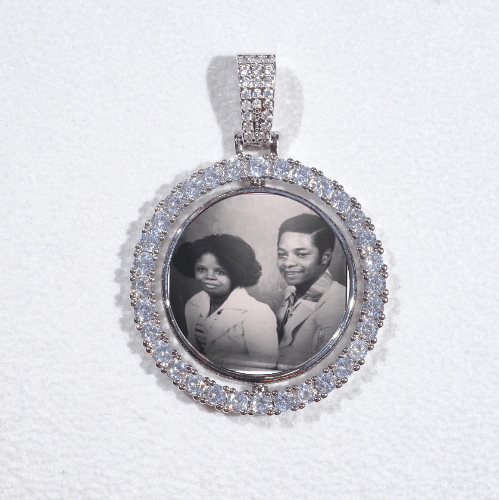 3D Spinning 2-Faced Custom Picture Pendant