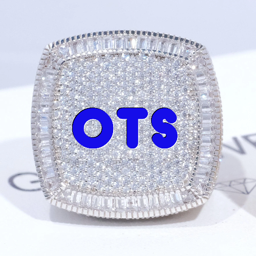 CUSTOM LETTER 3D ICED RING