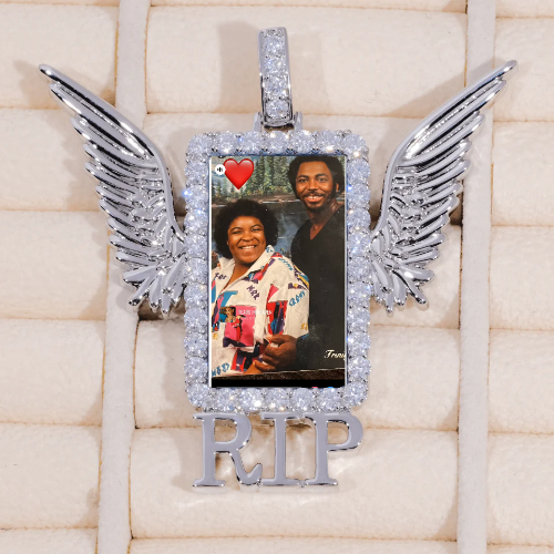 RIP WING 3D CUSTOM PICTURE PENDANT