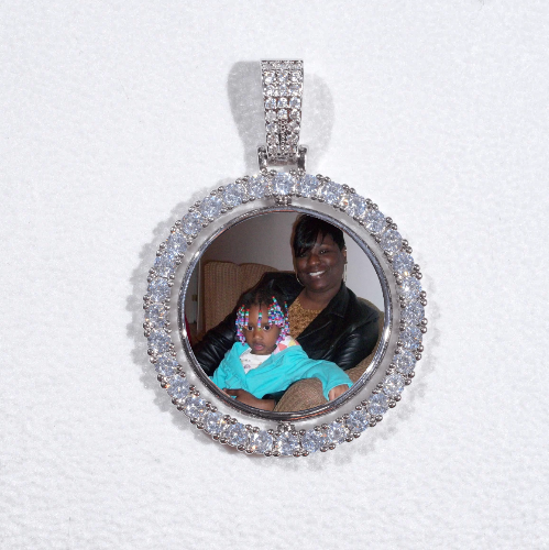 3D Spinning 2-Faced Custom Picture Pendant