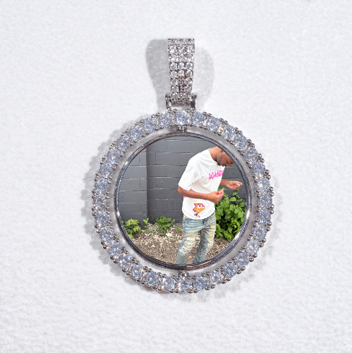 3D Spinning 2-Faced Custom Picture Pendant