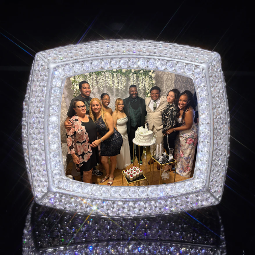 3D CUSTOM PICTURE ICED RING