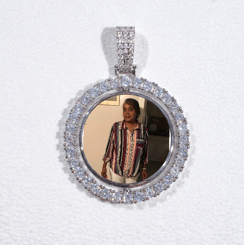 3D Spinning 2-Faced Custom Picture Pendant