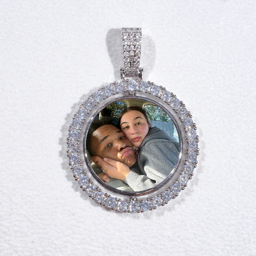 3D Spinning 2-Faced Custom Picture Pendant