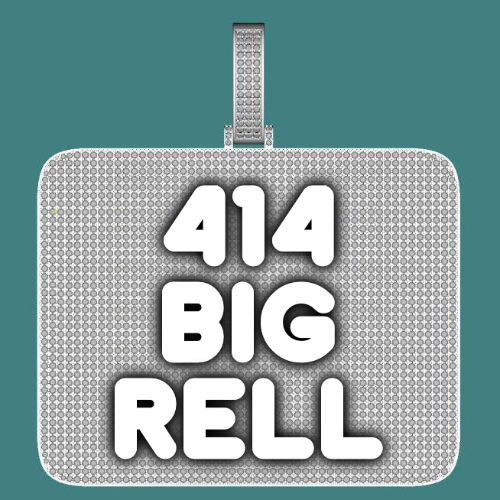 CUSTOM LETTER NECKLACE 3D BIG SQUARE