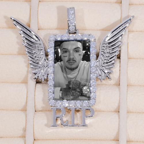 RIP WING 3D CUSTOM PICTURE PENDANT