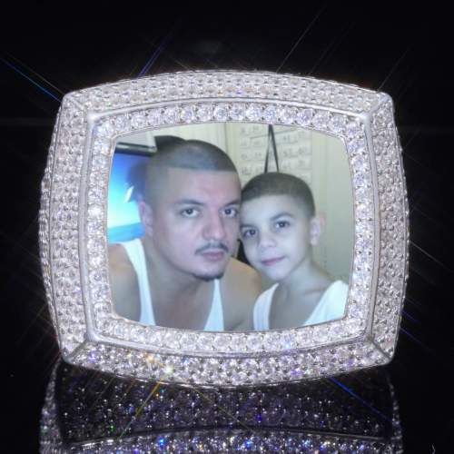 3D CUSTOM PICTURE ICED RING