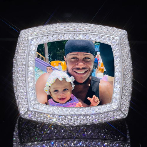 3D CUSTOM PICTURE ICED RING