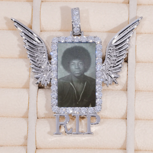 RIP WING 3D CUSTOM PICTURE PENDANT