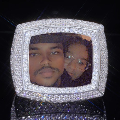 3D CUSTOM PICTURE ICED RING