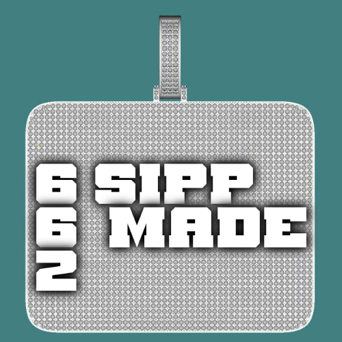 CUSTOM LETTER NECKLACE 3D BIG SQUARE