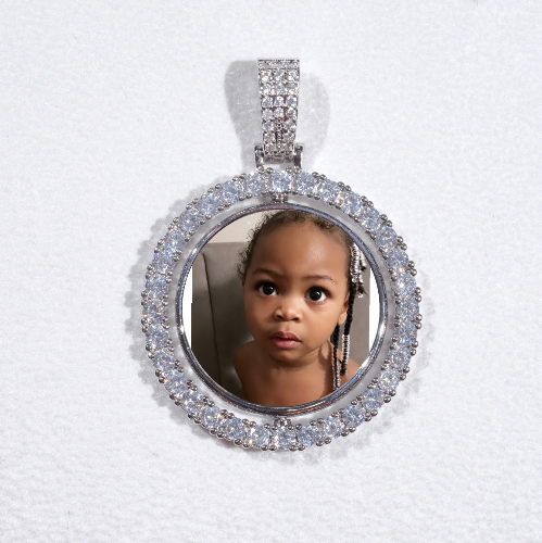 3D Spinning 2-Faced Custom Picture Pendant