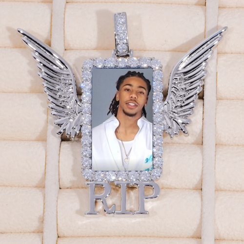 RIP WING 3D CUSTOM PICTURE PENDANT