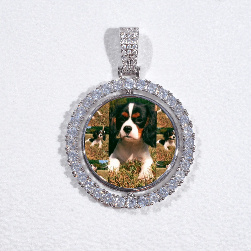3D Spinning 2-Faced Custom Picture Pendant