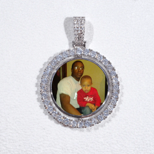 3D Spinning 2-Faced Custom Picture Pendant