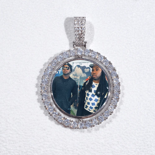 3D Spinning 2-Faced Custom Picture Pendant