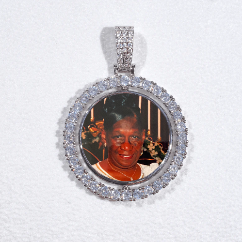 3D Spinning 2-Faced Custom Picture Pendant