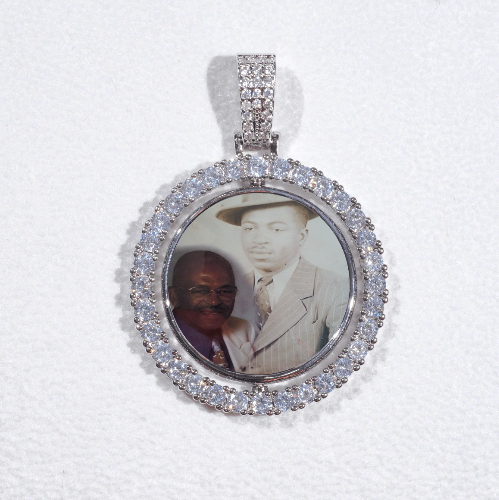 3D Spinning 2-Faced Custom Picture Pendant