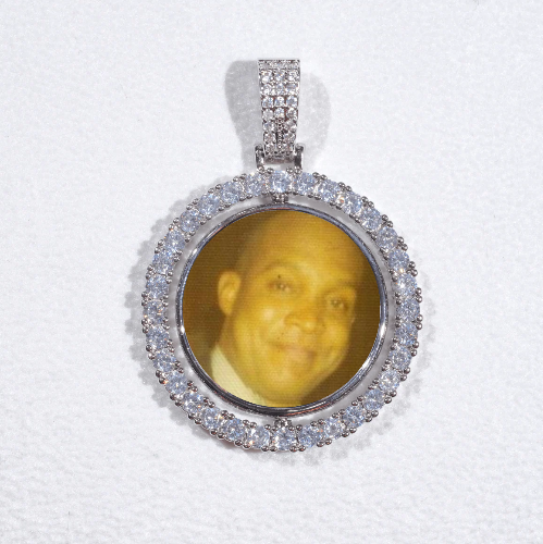 3D Spinning 2-Faced Custom Picture Pendant