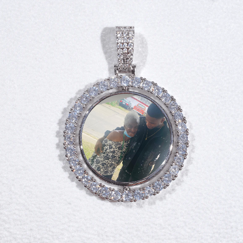 3D Spinning 2-Faced Custom Picture Pendant