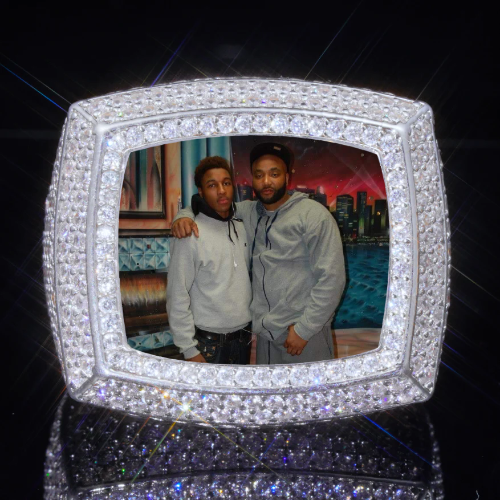 3D CUSTOM PICTURE ICED RING