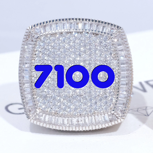 CUSTOM LETTER 3D ICED RING