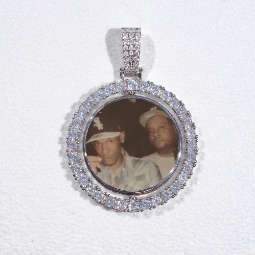 3D Spinning 2-Faced Custom Picture Pendant