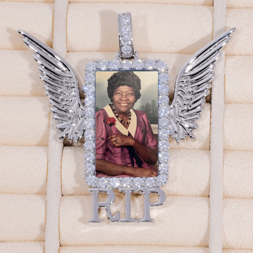 RIP WING 3D CUSTOM PICTURE PENDANT