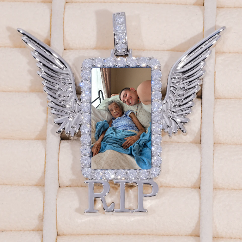 RIP WING 3D CUSTOM PICTURE PENDANT