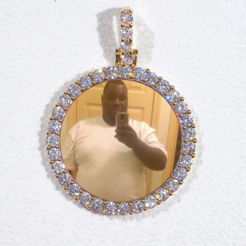 3D CIRCLE CUSTOM PICTURE PENDANT SMALL SIZE