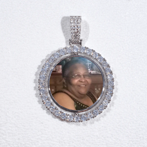 3D Spinning 2-Faced Custom Picture Pendant