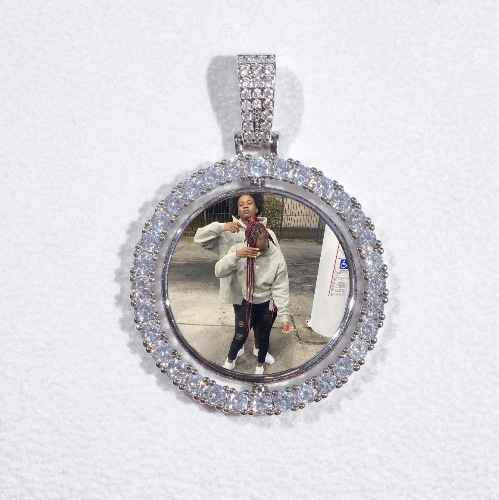 3D Spinning 2-Faced Custom Picture Pendant