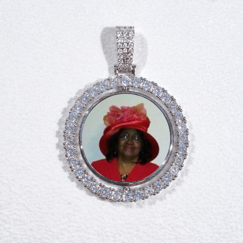 3D Spinning 2-Faced Custom Picture Pendant