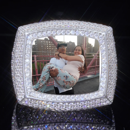 3D CUSTOM PICTURE ICED RING