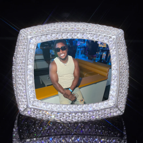 3D CUSTOM PICTURE ICED RING