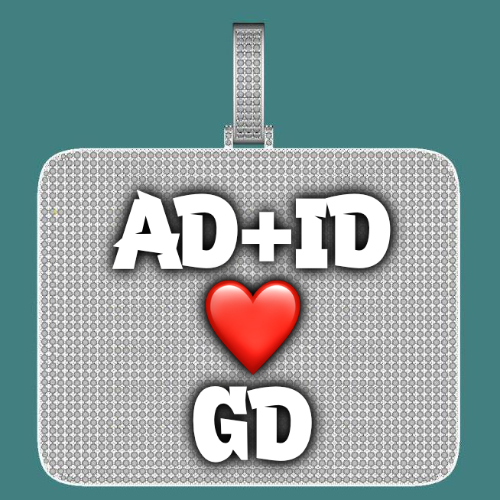 CUSTOM LETTER NECKLACE 3D BIG SQUARE
