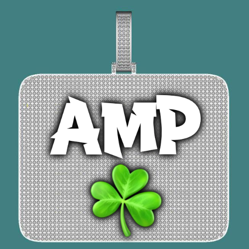 CUSTOM LETTER NECKLACE 3D BIG SQUARE